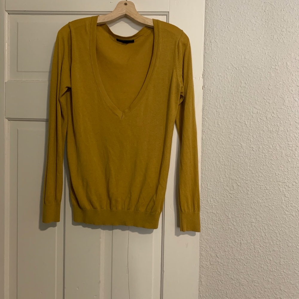 Forever 21 Super Deep V-Neck Sweater